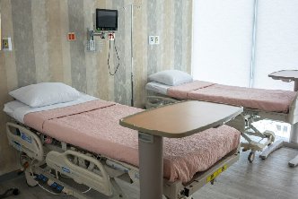 Hospital facility interior in Tijuana
