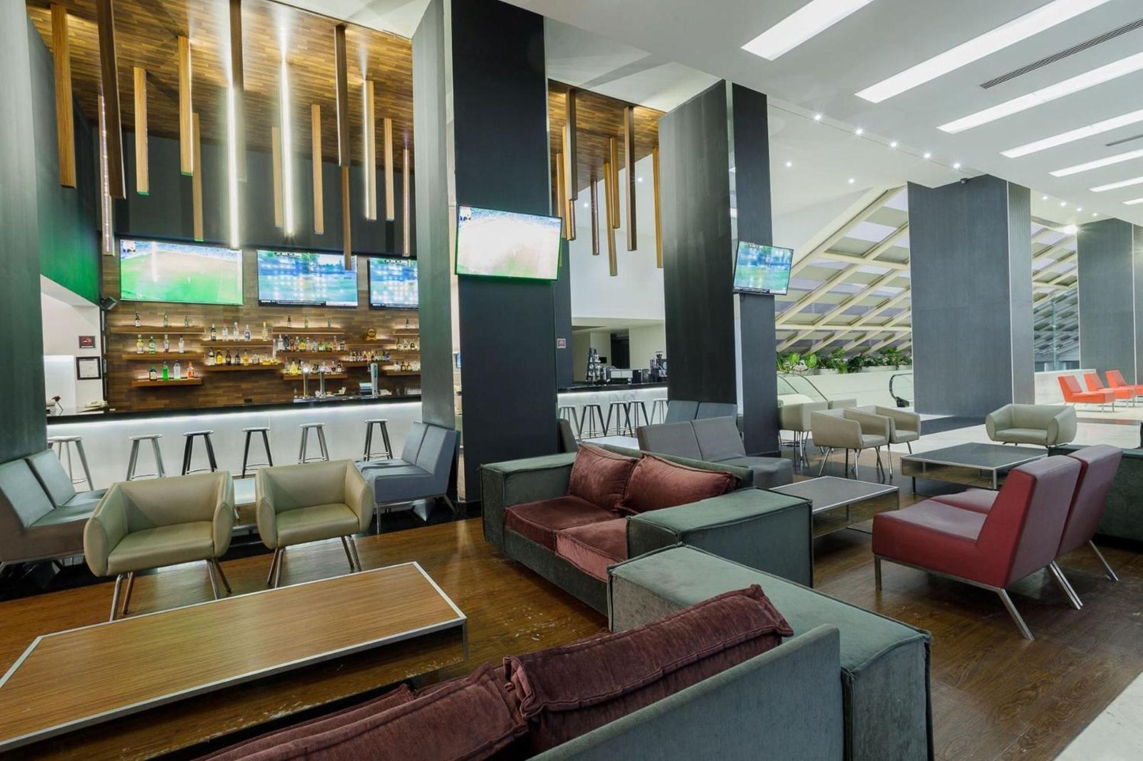 Hotel lobby and common area